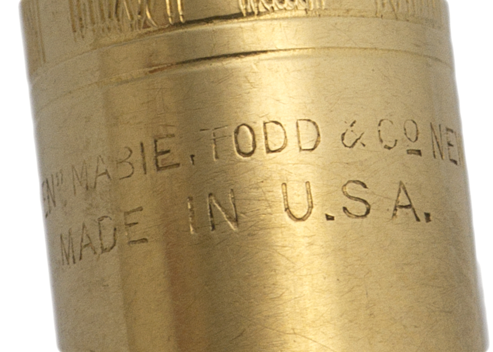 Mabie Todd (USA) Swan Ring-Top Fountain Pen (1920s/30s) - Gold
